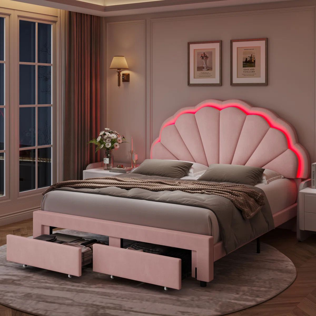 Camellia LED Storage Bed - Image 6